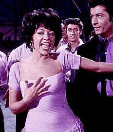GIF of Rita Moreno as Anita in the 1961 film