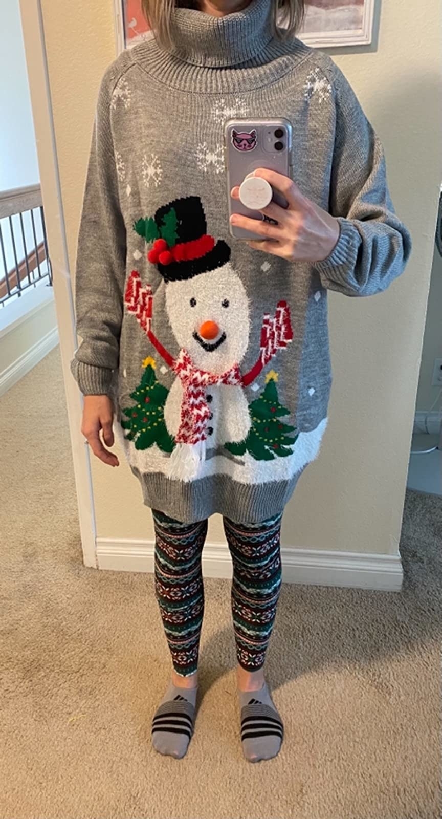 Christmas sweater with on sale hood