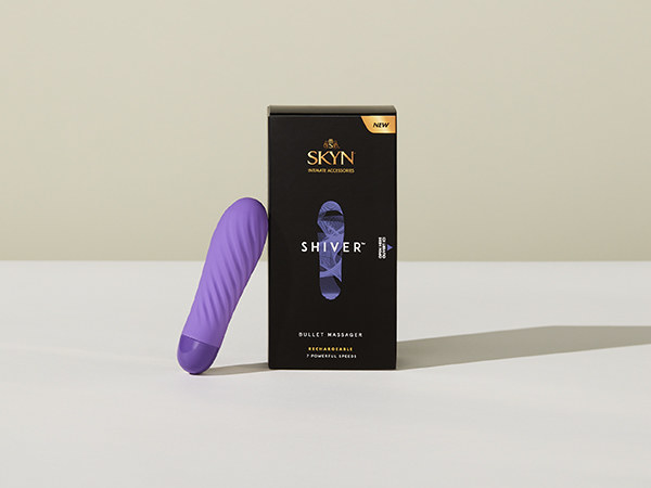 Product shot of the SKYN Shiver Bullet Massager