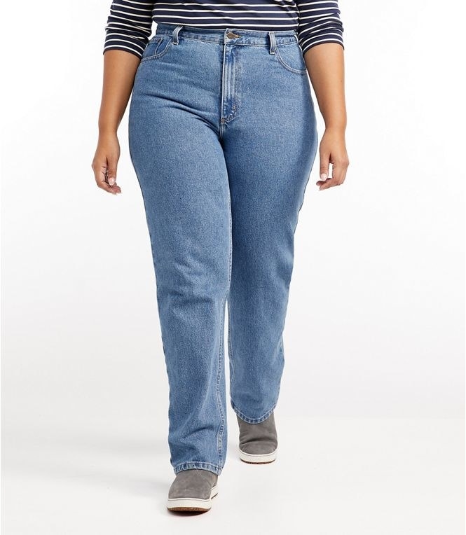 Ll bean best sale plus size jeans