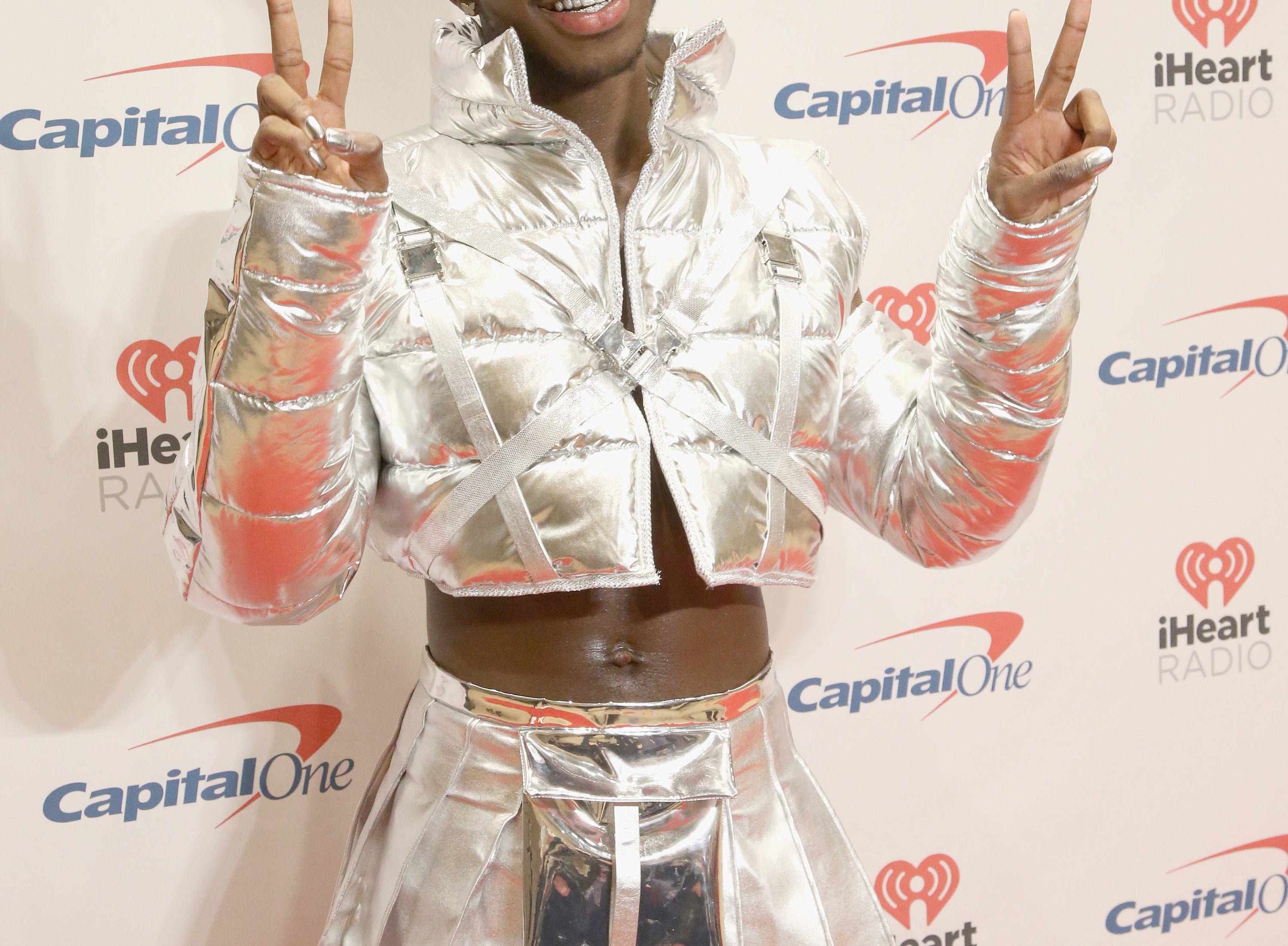 Lil Nas X attends iHeartRadio 106.1 KISS FM&#x27;s Jingle Ball 2021 Presented by Capital One at Dickies Arena on November 30, 2021 in Fort Worth, Texas.