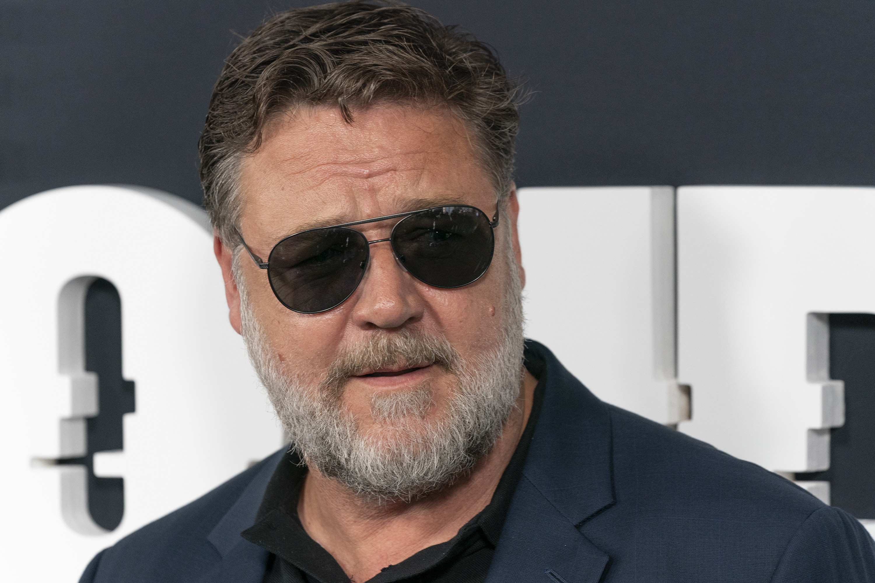 Russell Crowe attends Showtime network premiere of The Loudest Voice at Paris Theatre