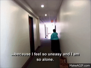 The god warrior saying she feels uneasy