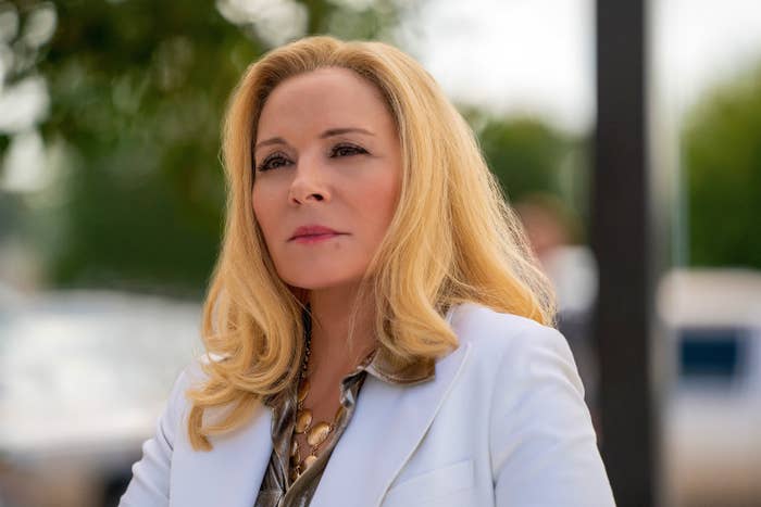 Kim Cattrall in an episode of Filthy Rich