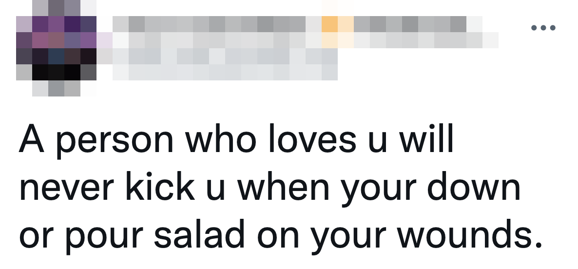 person confusing the word salad and the word salt
