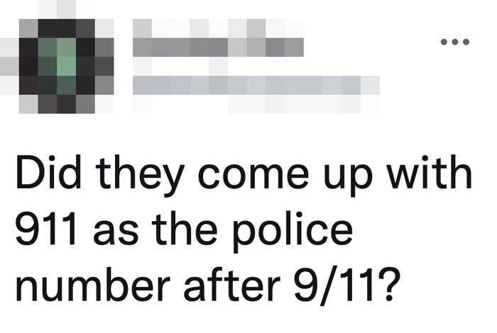 person asking if 911 started to exist after 9/11
