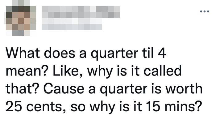 person who does not understand time