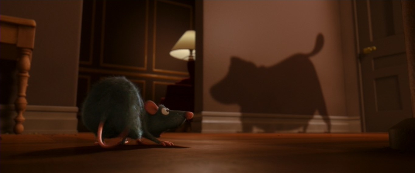 Dug and Remy in Ratatouille