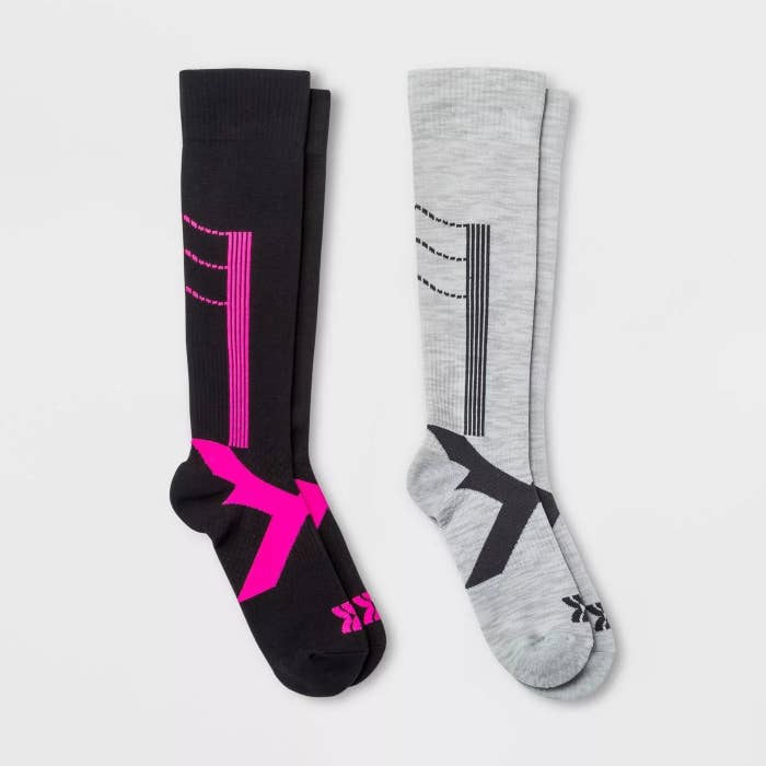 a pair of compression socks