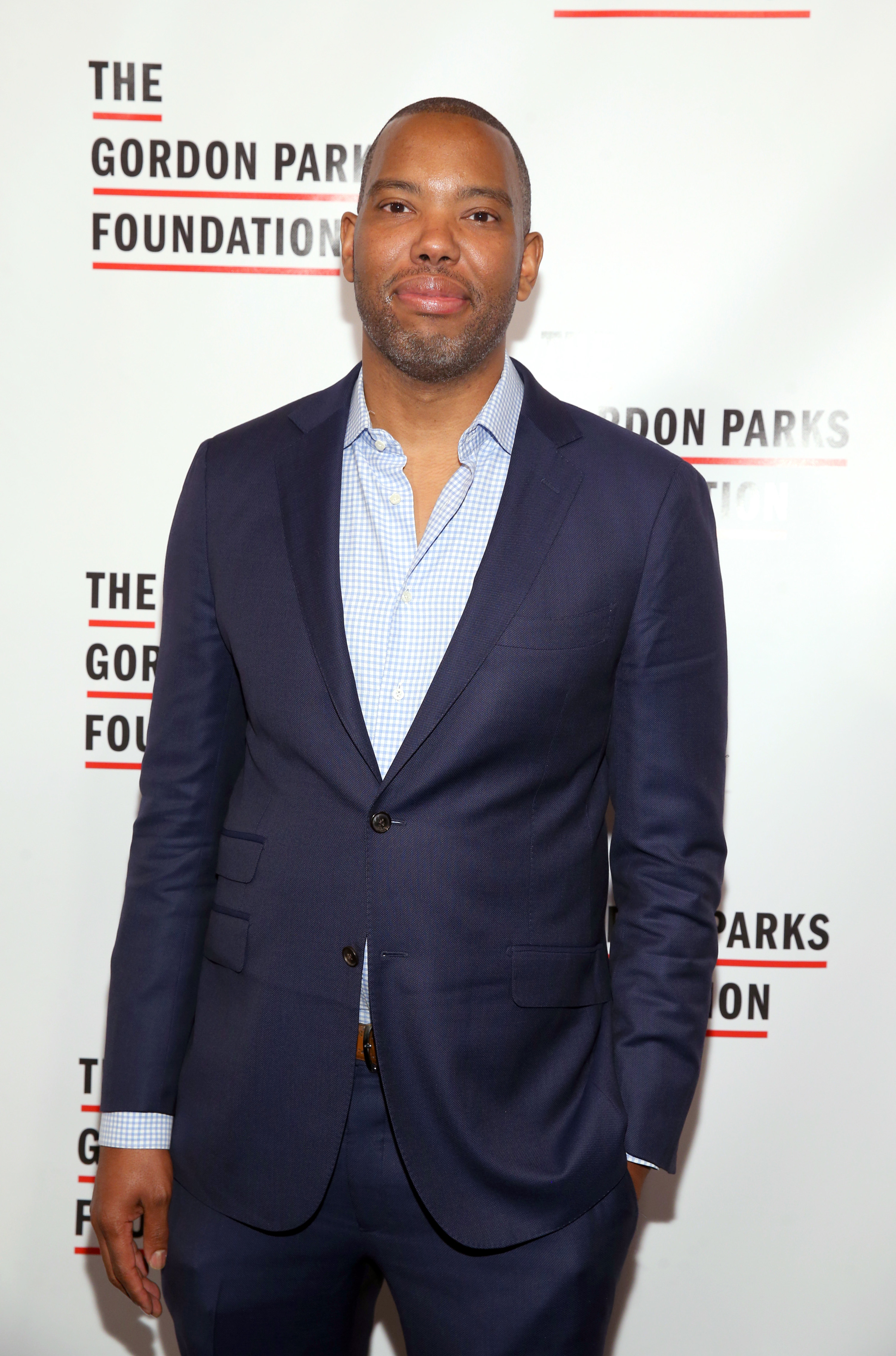 Ta-Nehisi Coates poses on the red carpet of the Gordon Parks Foundation: 2018 Awards Dinner &amp; Auction on May 22, 2018