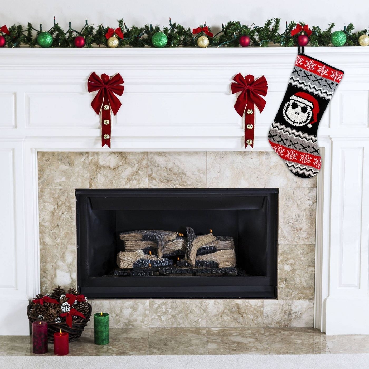 Nightmare Before Christmas knit stocking