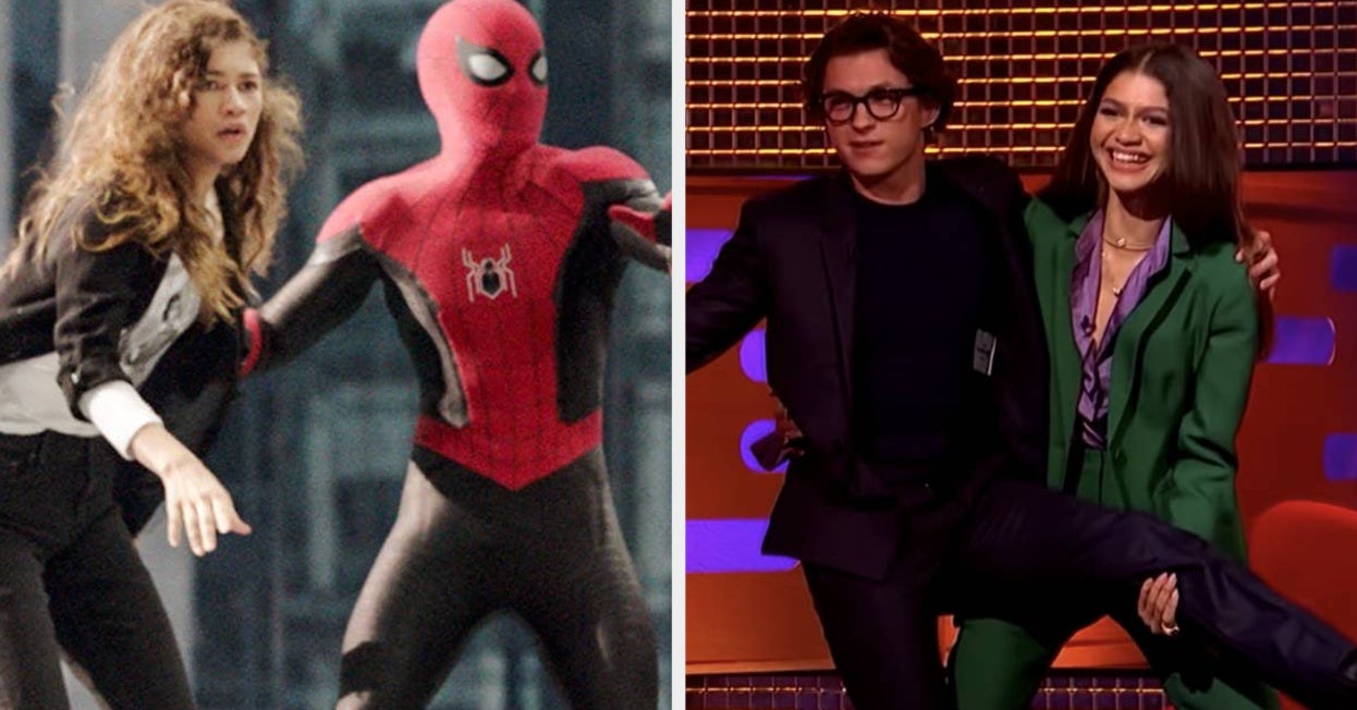 Zendaya And Tom Holland Joke About Height Difference