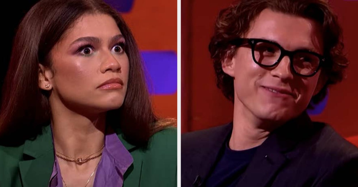 Zendaya Adorably Described How Concerned She Gets About Tom Holland While Filming "Spider-Man" — And His Reaction Is Super Cute