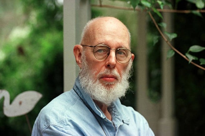 A 1998 photo of Edward Gorey at his Yarmouth Port, Massachusetts home