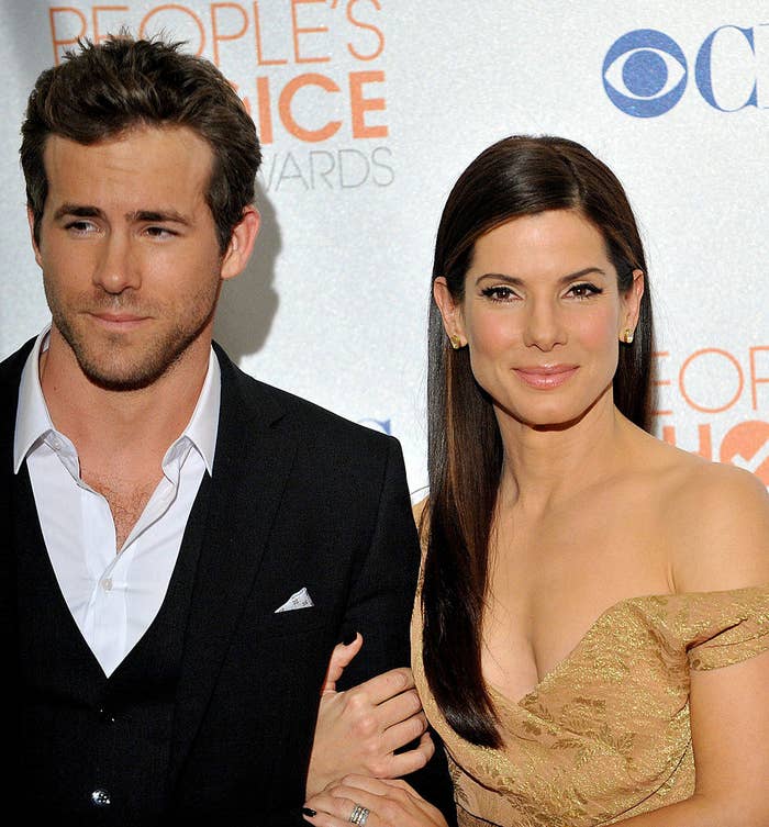 Ryan and Sandra arm-in-arm at the People&#x27;s Choice Awards