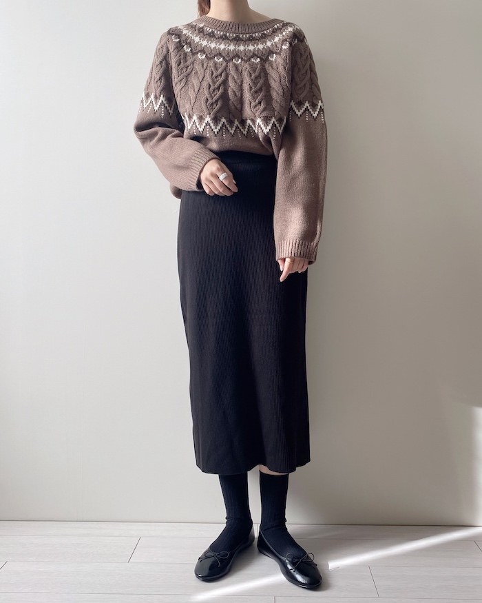 これが1990円って奇跡だよ…！GUの「あったかニット」レトロな
