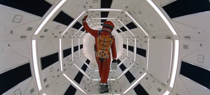 The inside of the spaceship