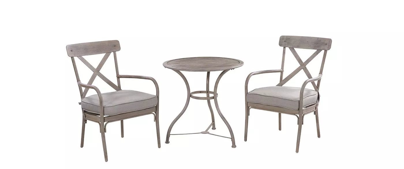 The gray dining set