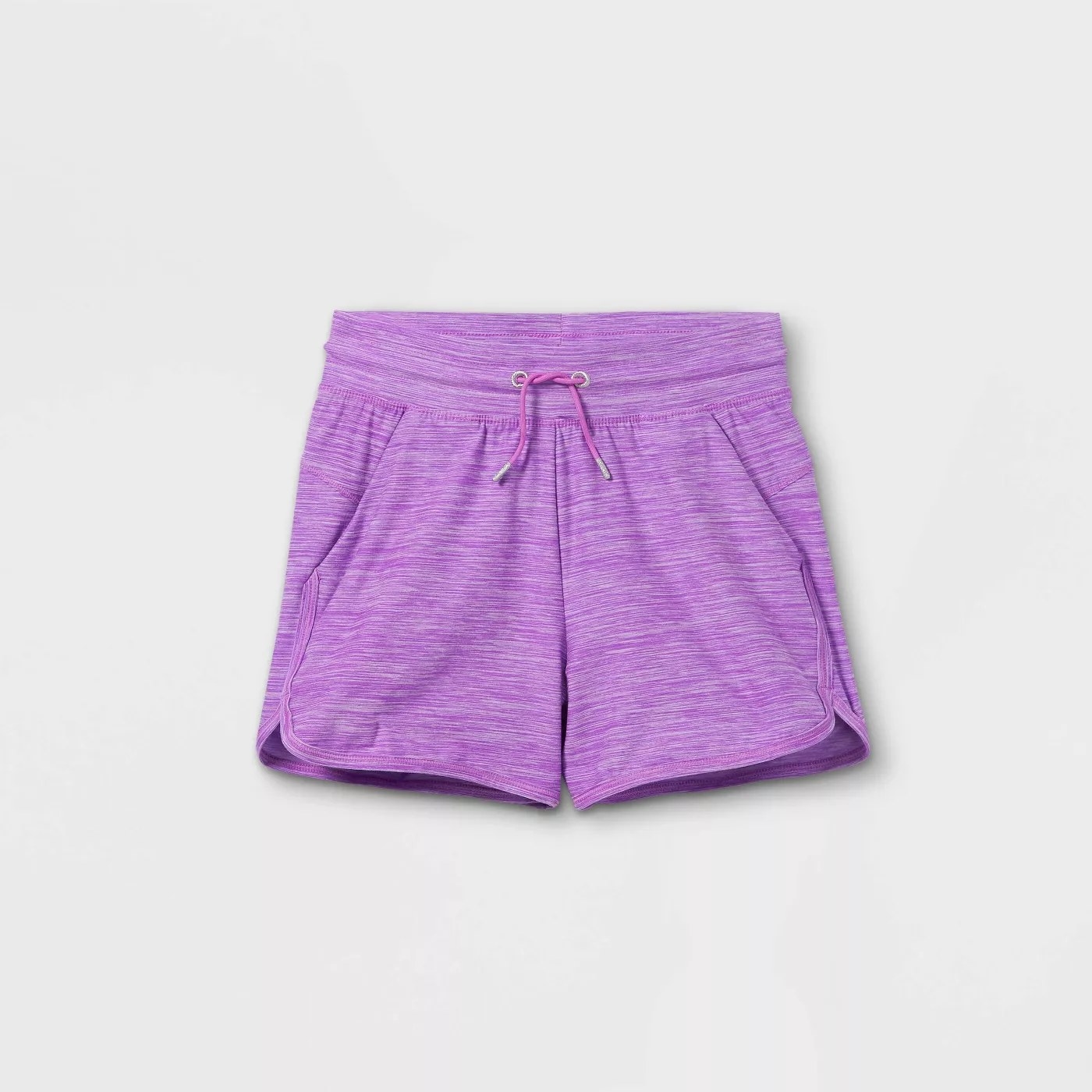The heather violet gym shorts