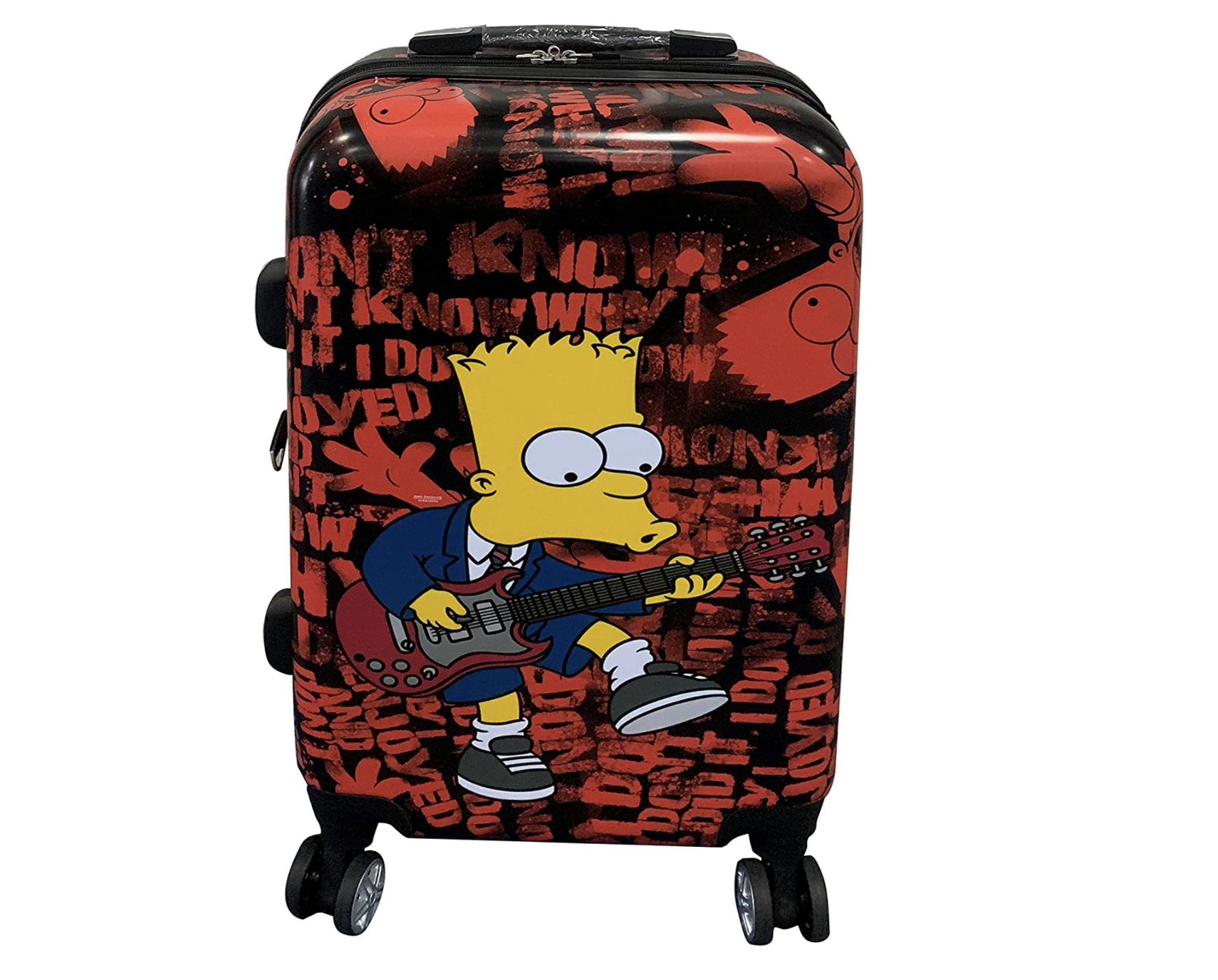 maleta para viaje con imagen de Bart Simpson