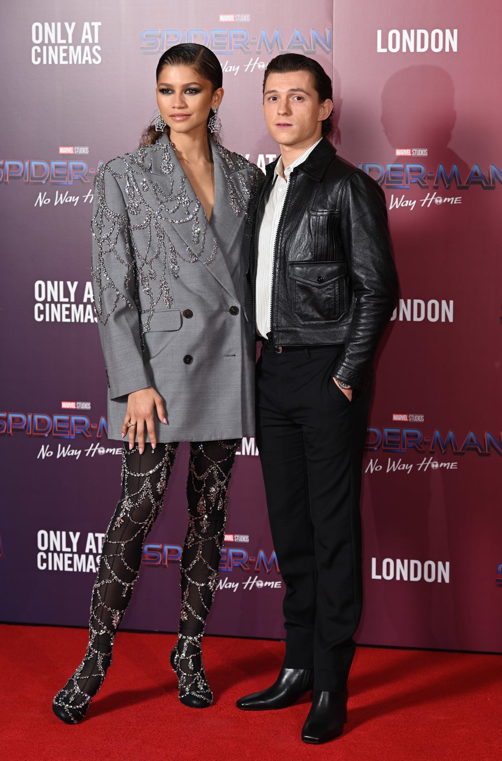 Photos From Zendaya And Tom Holland's First Red Carpet Appearance As A