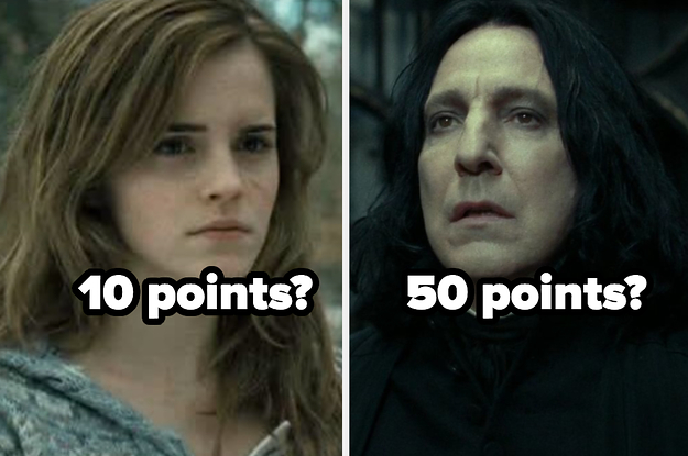 A close up of Hermione Granger and Severus Snape as they both looks concerend