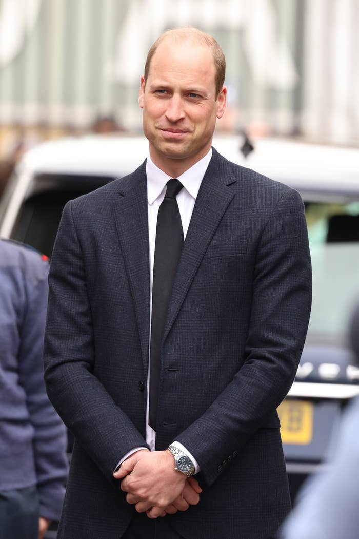 Prince William in a suit