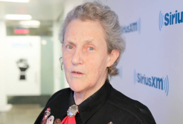 Temple Grandin is is pictured at SiriusXM Studios in 2018