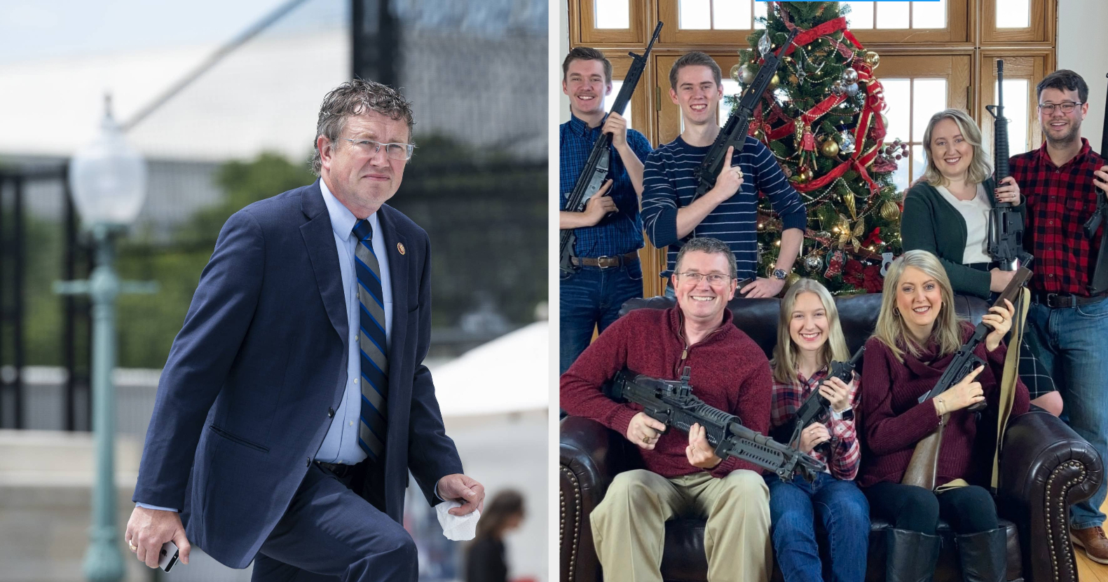Ar15 Com Nra Christmas Cards 2022 Twitter Is Upset After Congressman And Family Pose With Guns