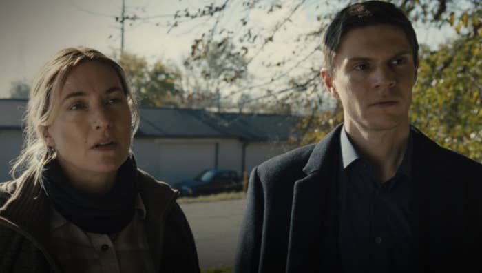 Kate Winslet and Evan Peters in &quot;Mare of Easttown&quot;