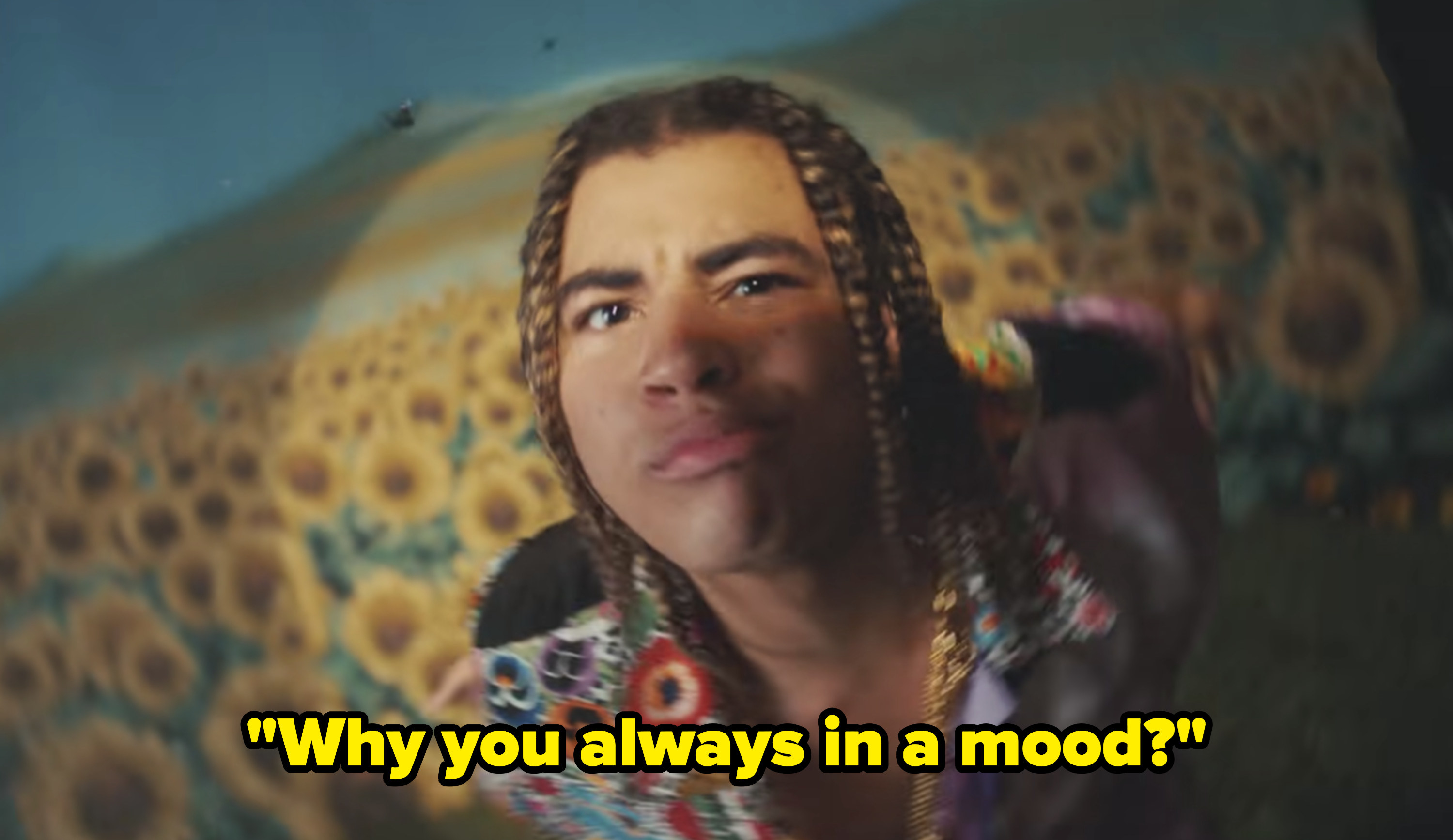 24kGoldn sings &quot;Why you always in a mood?&quot;