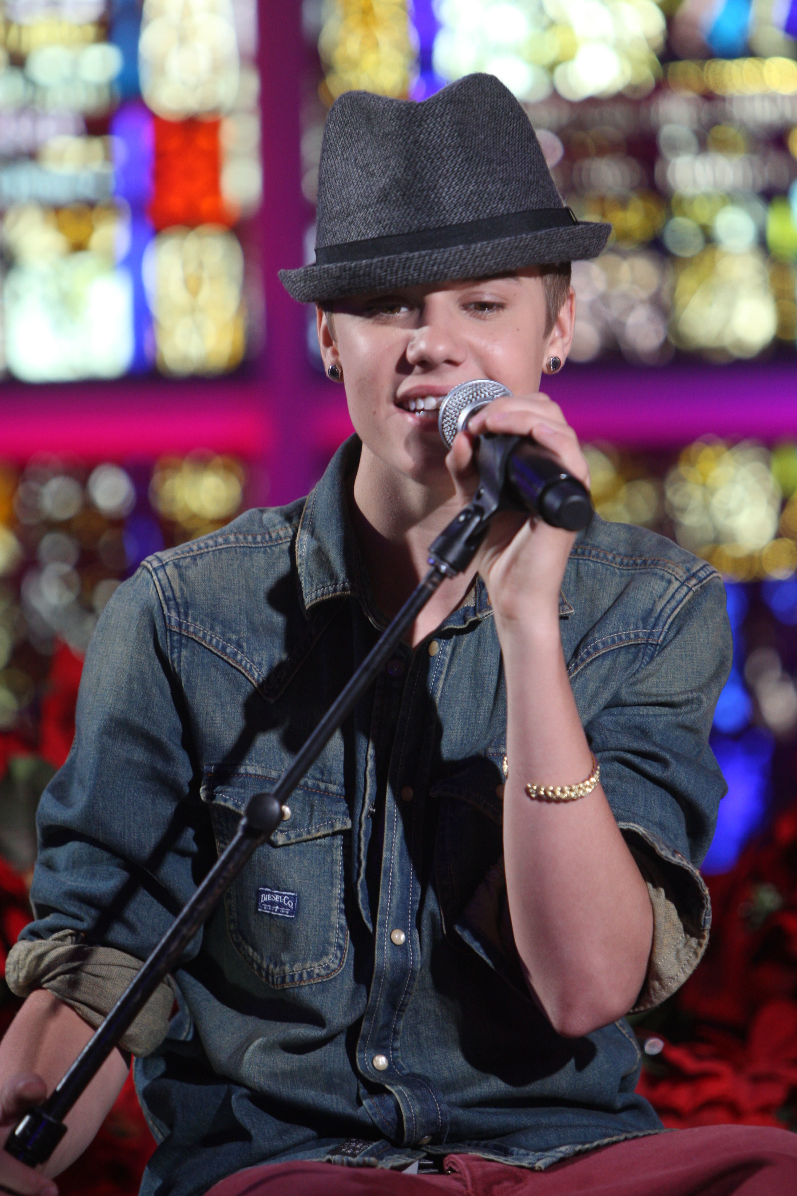 Justin Bieber performs on the CBS special &quot;A Home for the Holidays&quot;