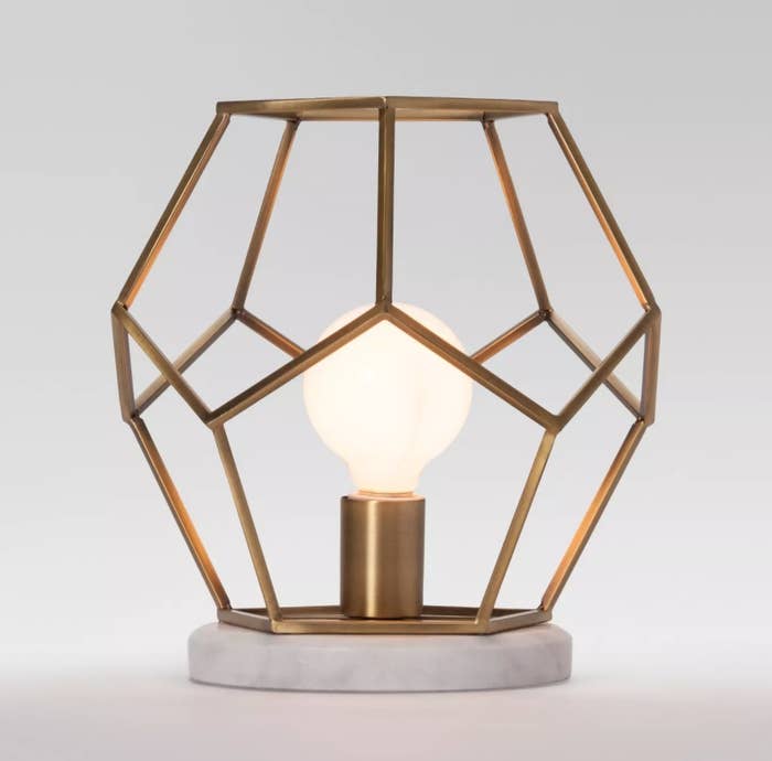 the marble and brass accent lamp