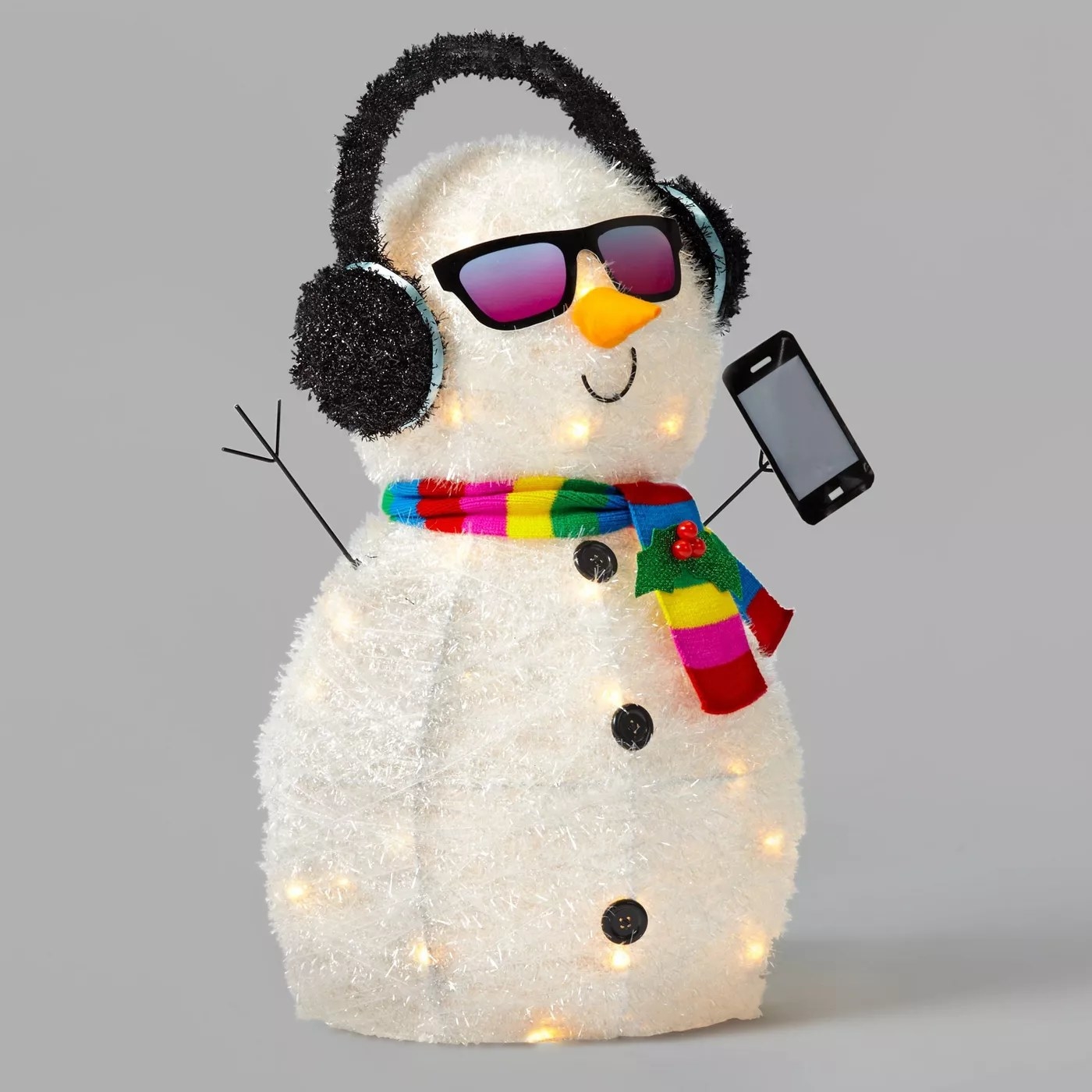 The light-up snowman