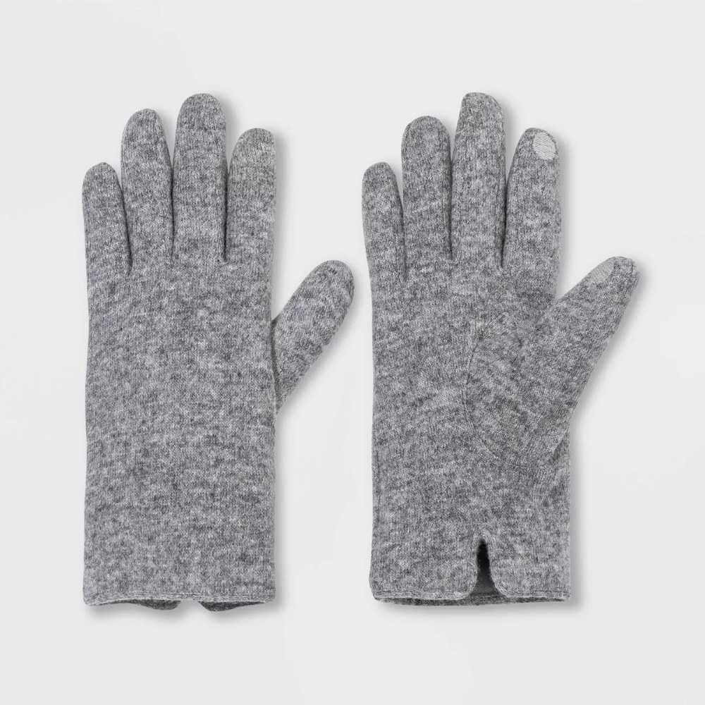 The gloves in the color Gray