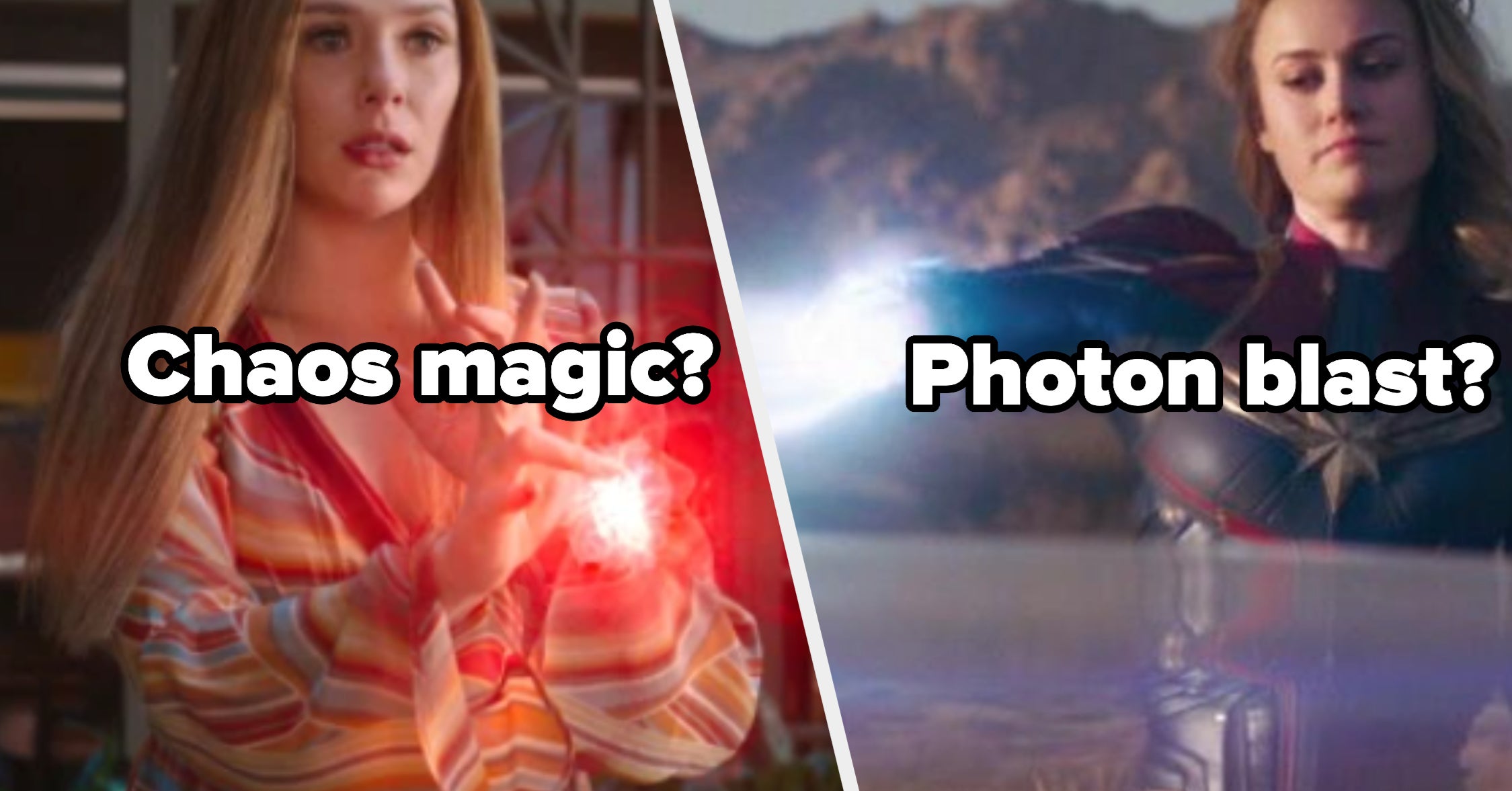 Marvel Quiz Choose Between These Weapons And Powers