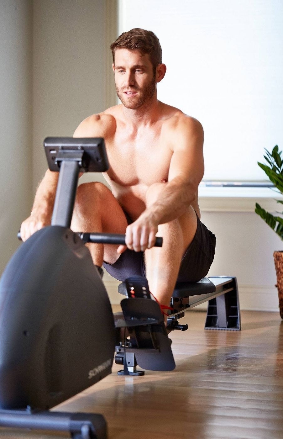 model using the rowing machine