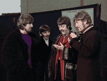 GIF of The Beatles