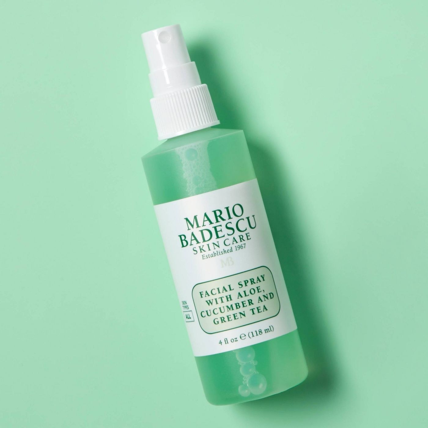 The Mario Badescu skincare facial spray with aloe, cucumber and green tea