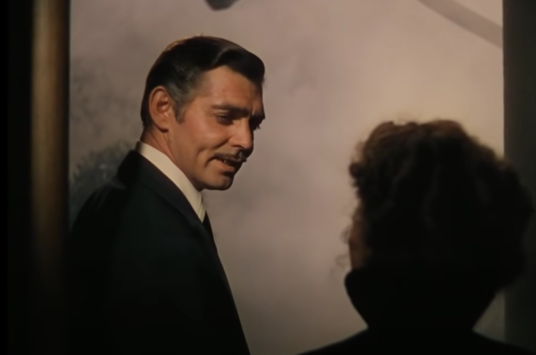 Scene where Rhett Butler says Frankly my dear, I don&#x27;t give a damn
