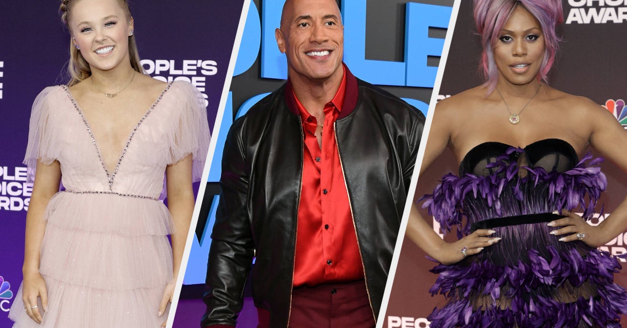 All The Celebrity Red Carpet Looks From The 2021 People's Choice Awards