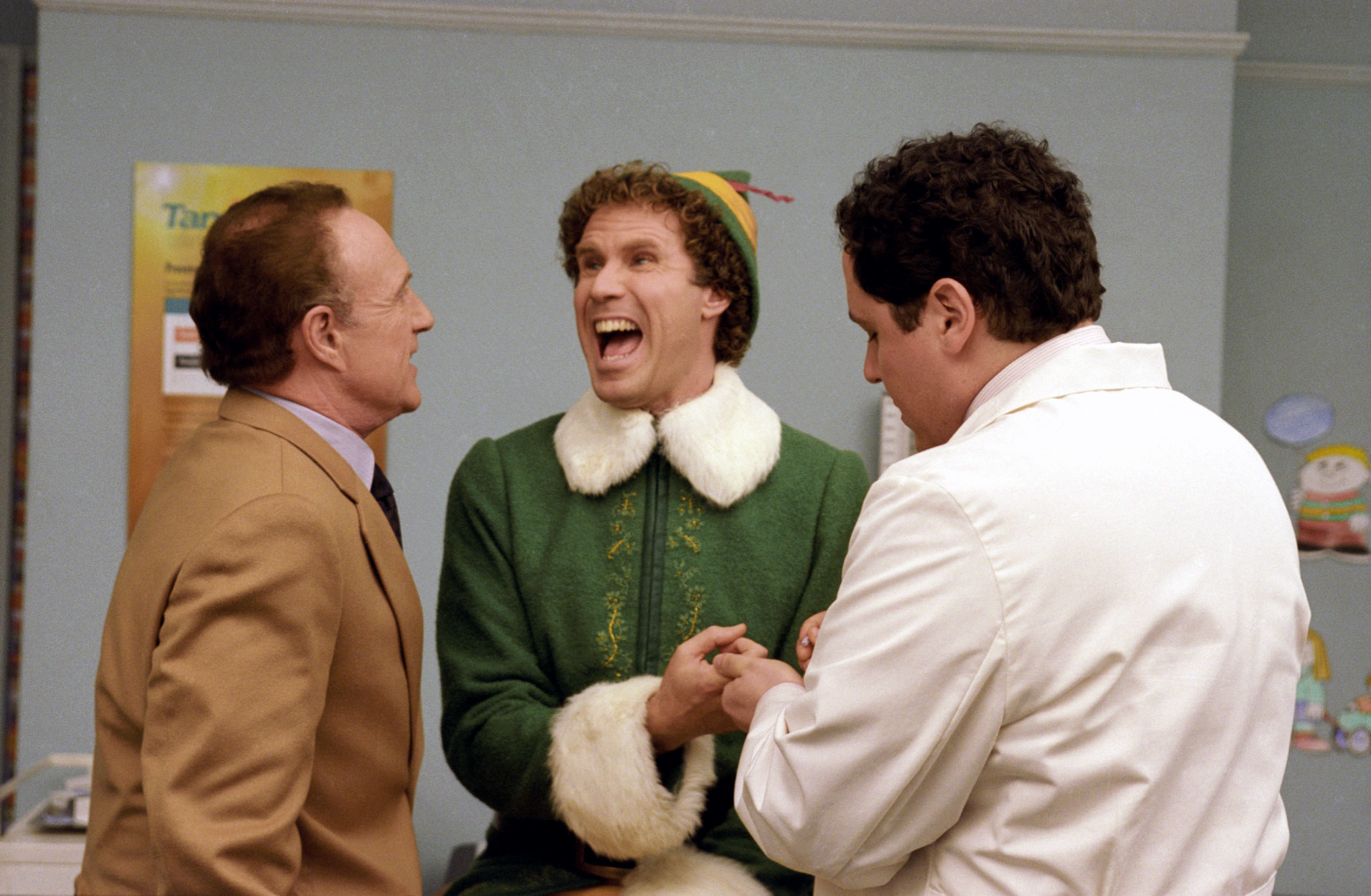 Will Ferrell in &quot;Elf&quot; screams during a doctor&#x27;s visit