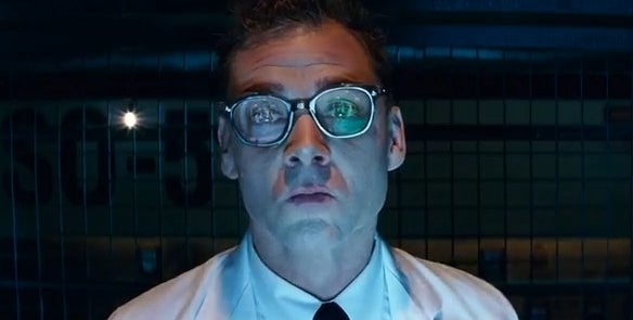 Dr. Kafka looking at Electro in &quot;The Amazing Spider-Man 2&quot;