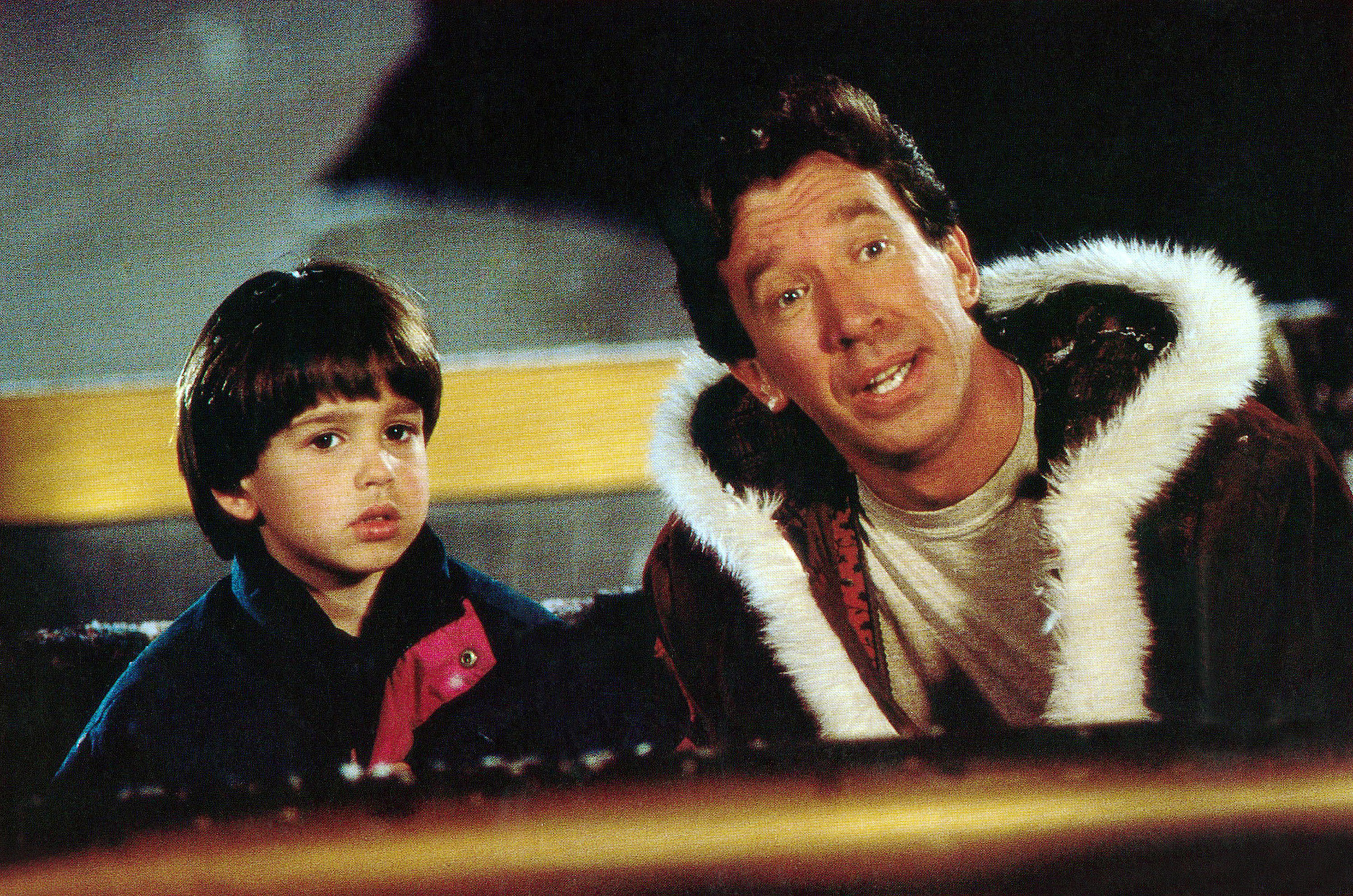 charlie is with tim allen in the sleigh