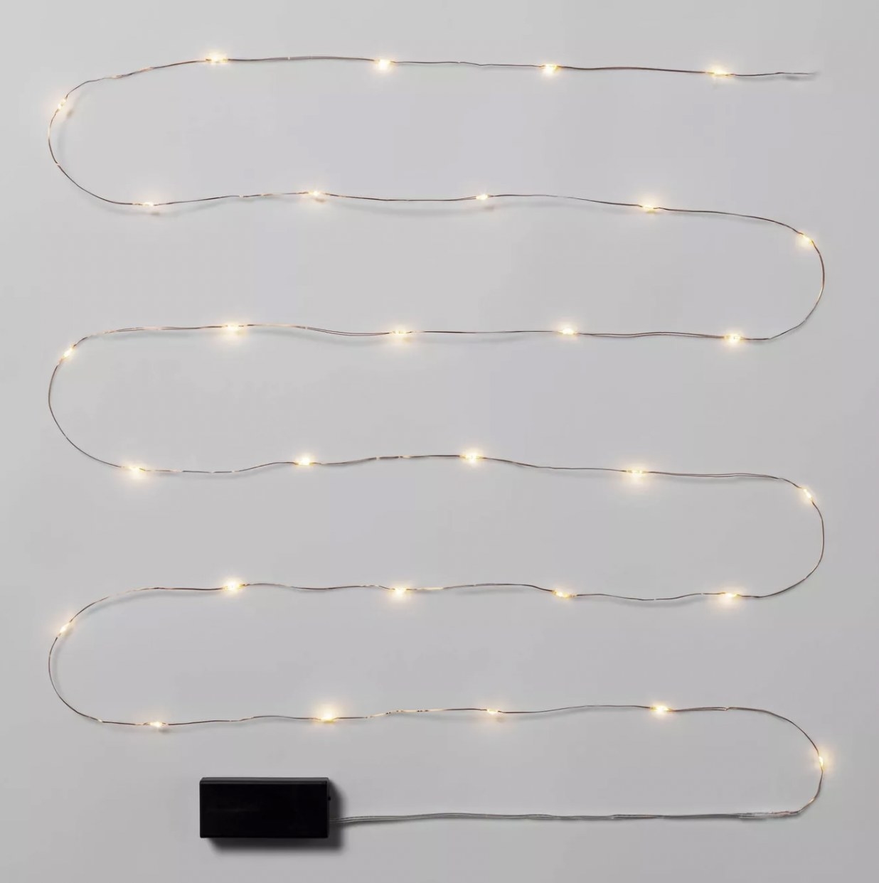 a string of battery-operated string lights