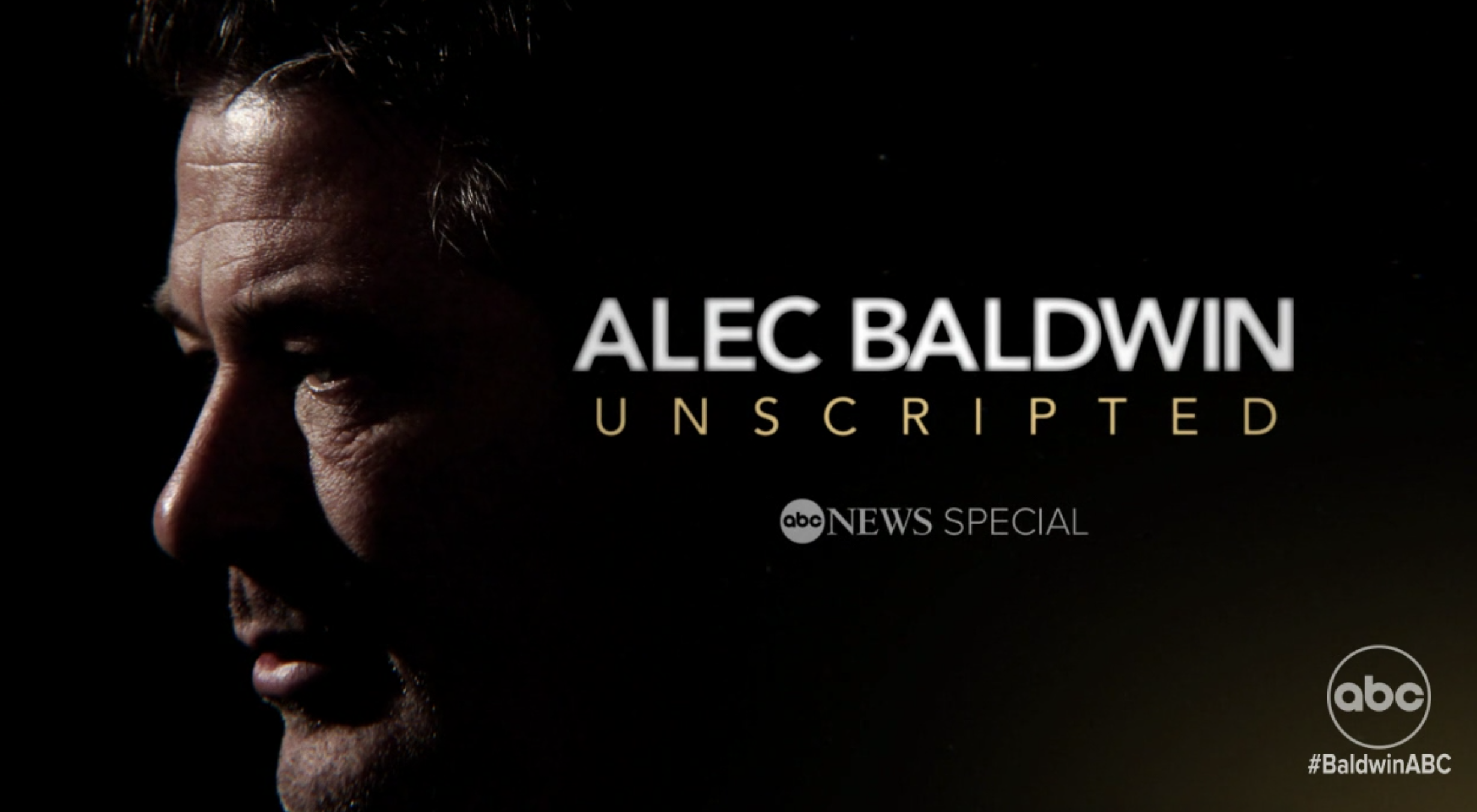 The poster for the Alec Baldwin interview