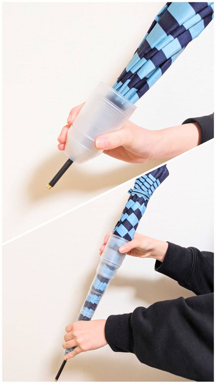 マジで天才だと思った フライングタイガーの 便利すぎる傘カバー 雨の日が快適になったよ