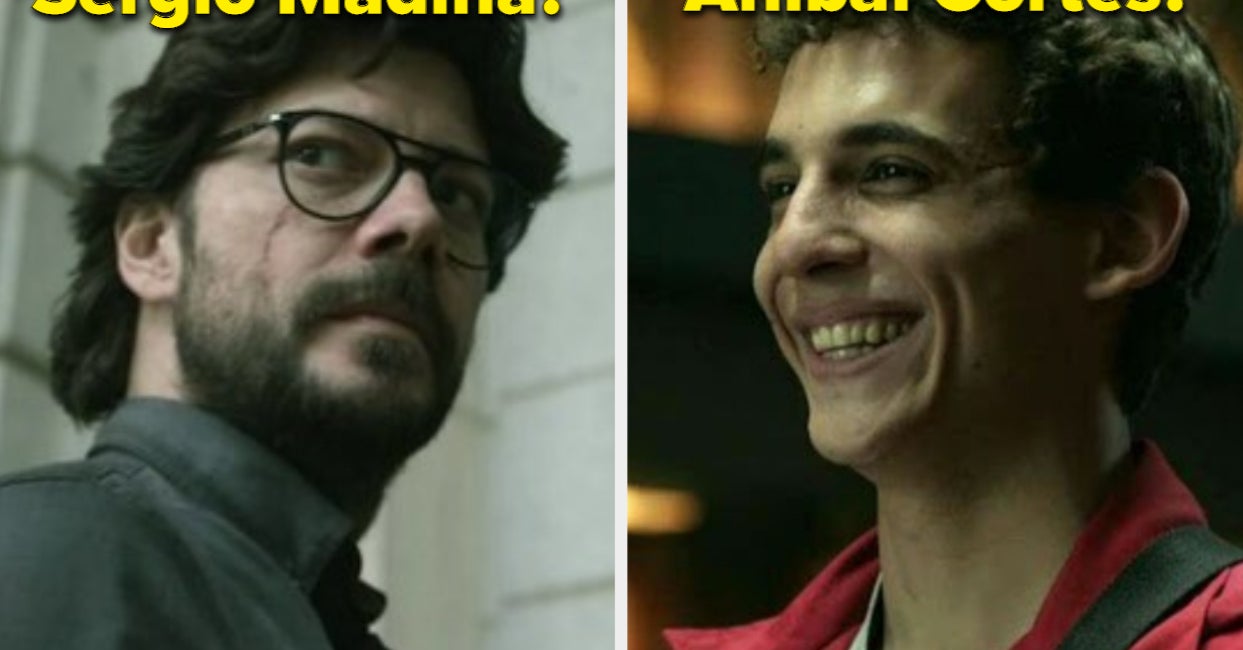 Money Heist Character's Names Quiz