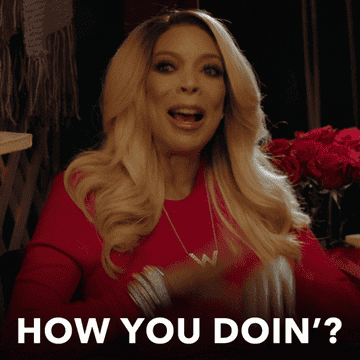 wendy williams saying &quot;how you doin?&quot;