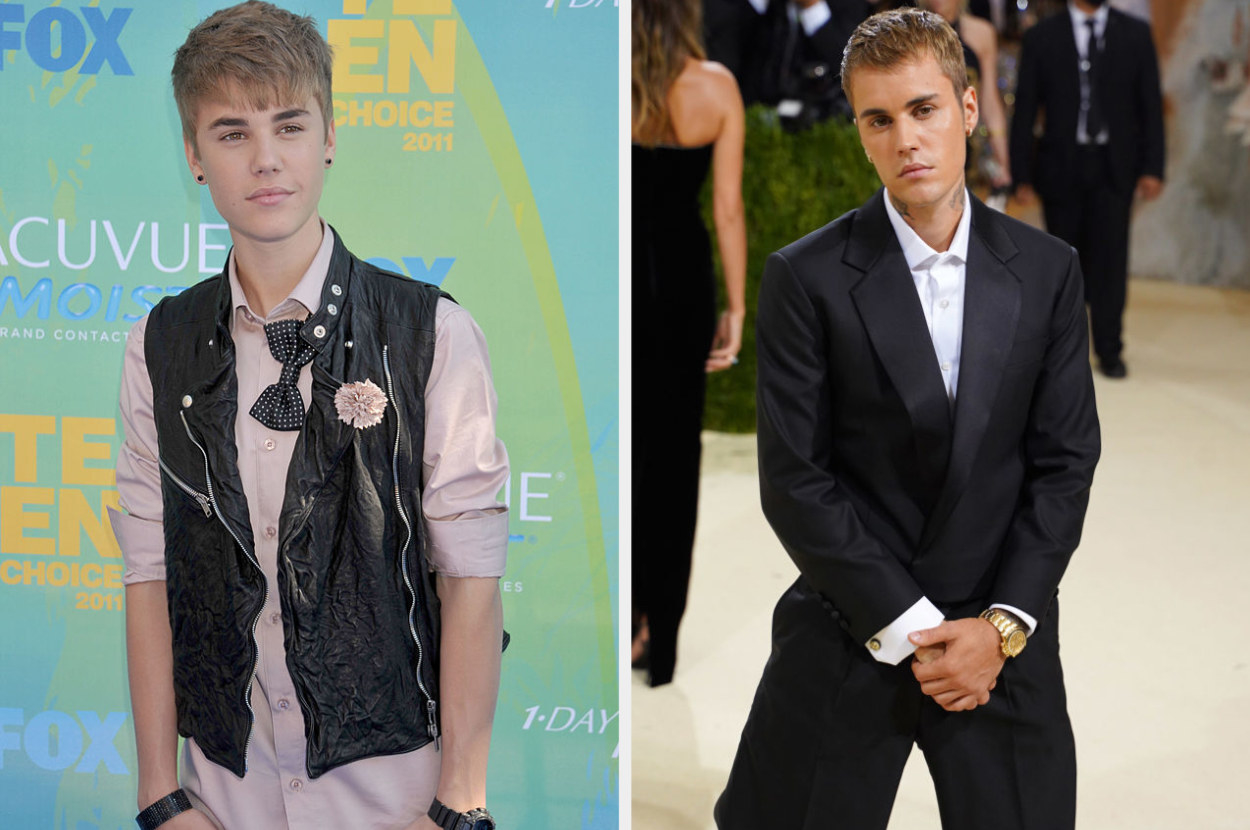 Justin Bieber at the 2011 Teen Choice Awards, Justin Bieber at the 2021 Met Gala